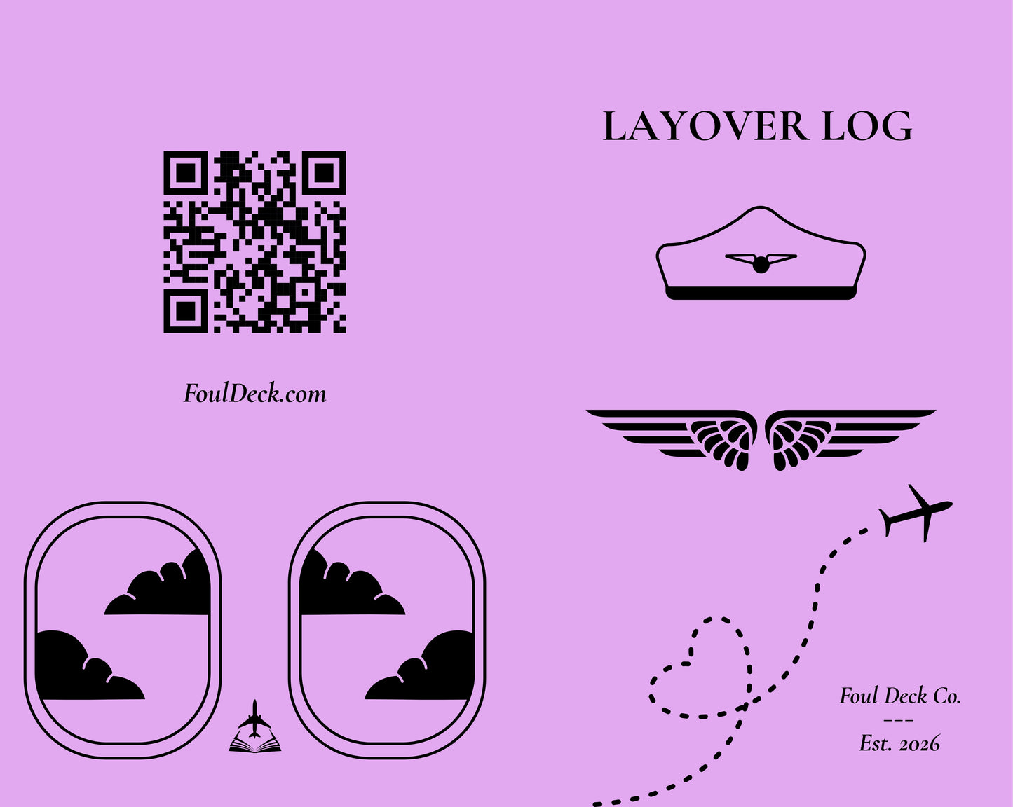 Sunrise - Pink Layover Log