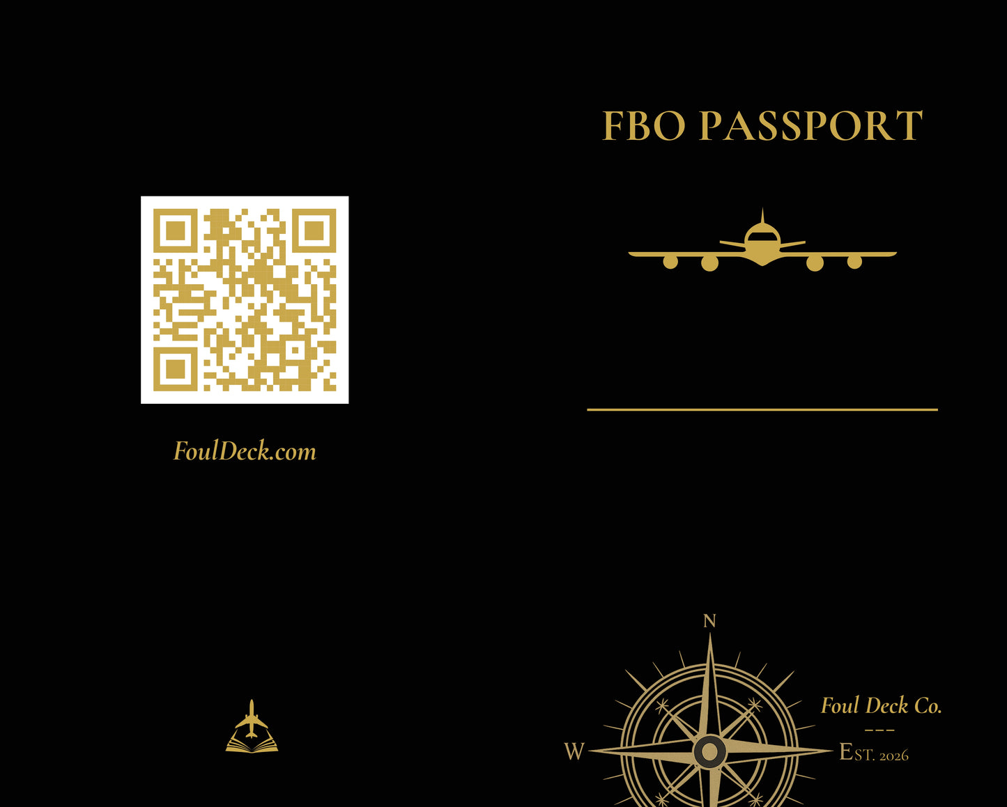 Tarmac - Black FBO Passport